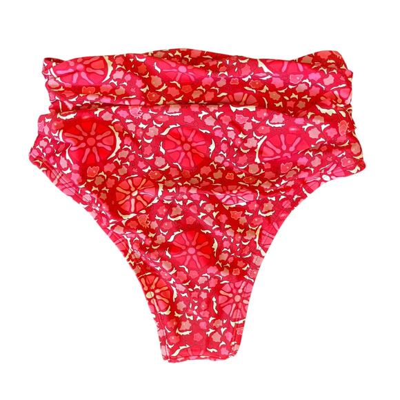 RHODE Women's Zinnia Floral Print High Waist Bikini Bottom Size XS - Picture 3 of 5